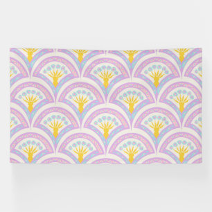 Pastel Scallop Pattern Banner