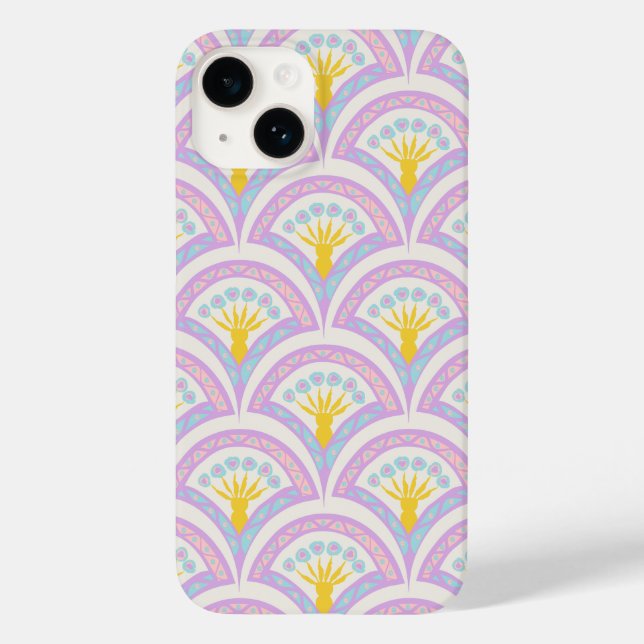 Pastel Scallop Pattern Case-Mate iPhone Case (Back)