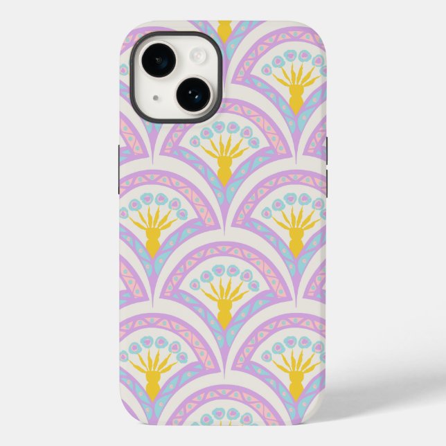 Pastel Scallop Pattern Case-Mate iPhone Case (Back)