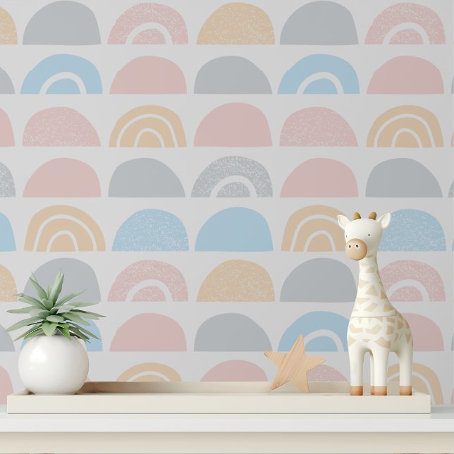 Pastel Scandinavian Ornament Kids Baby Pattern Wallpaper (Creator Uploaded)