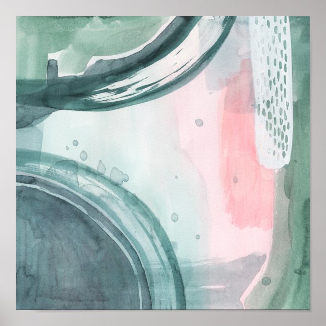 Pastel Scribe - Watercolor Poster (Front)