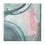 Pastel Scribe - Watercolor Tile<br><div class="desc">Pastel Scribe III by Grace Popp. Features up-close shapes in a watercolor-like style. Composed with varying colours.</div>