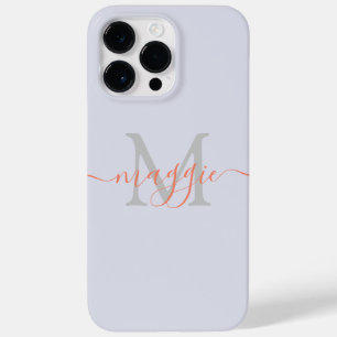 Pastel Script Monogram Case-Mate iPhone 14 Pro Max Case