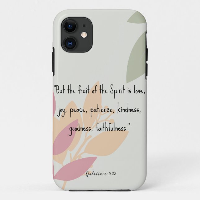 Pastel Scripture Phone / iPad case (Back)