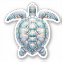 Pastel Sea Turtle Stickers