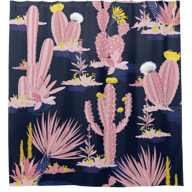 Pastel Seamless pattern vintage summer cactus on d (Front)