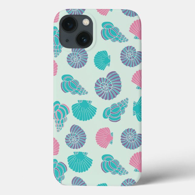 Pastel Seashell Pattern 1 Case-Mate iPhone Case (Back)