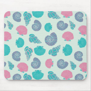 Pastel Seashell Pattern 1 Mouse Pad
