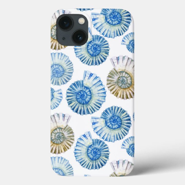 Pastel Seashell Pattern 2 Case-Mate iPhone Case (Back)