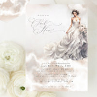 Pastel She's On Cloud Nine Dreamy Bridal Shower