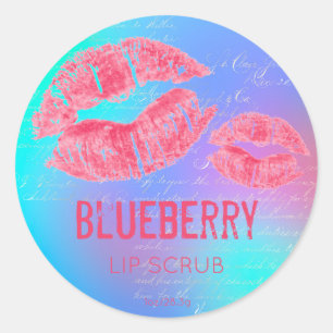 Pastel Shimmer Lip Scrub Product Label