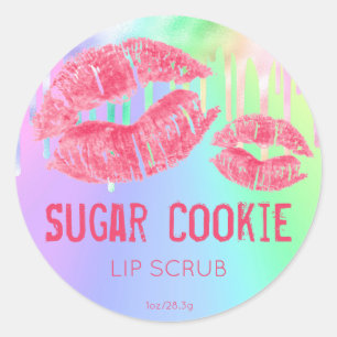 Pastel Shimmer Lip Scrub Product Label