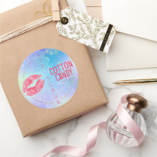 Pastel Shimmer Lip Scrub Product Label