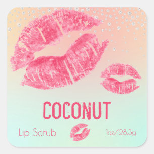 Pastel Shimmer Sugar Lip Scrub Product Label