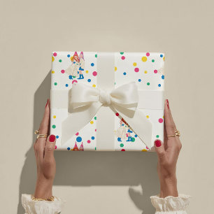 Pastel Sisters Joint Birthday Party Wrapping Paper