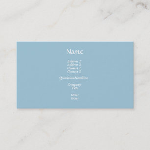 Pastel Skies Business Card