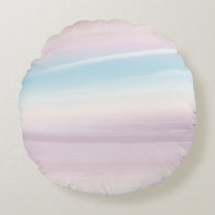 Pastel Sky Dream 3 Round Pillow
