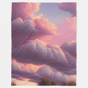 Pastel Sky Fleece Blanket