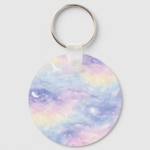 Pastel Sky Galaxy Keychain