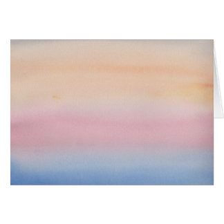 Pastel Sky Impressionist Watercolor