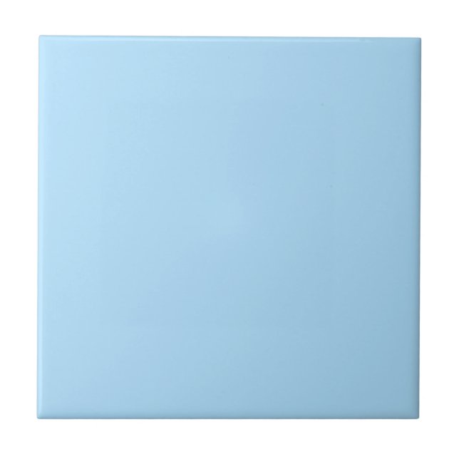 Pastel Sky Solid Colour | Classic | Elegant Tile (Front)