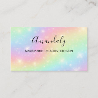 Pastel Sky With Rainbow Business Card