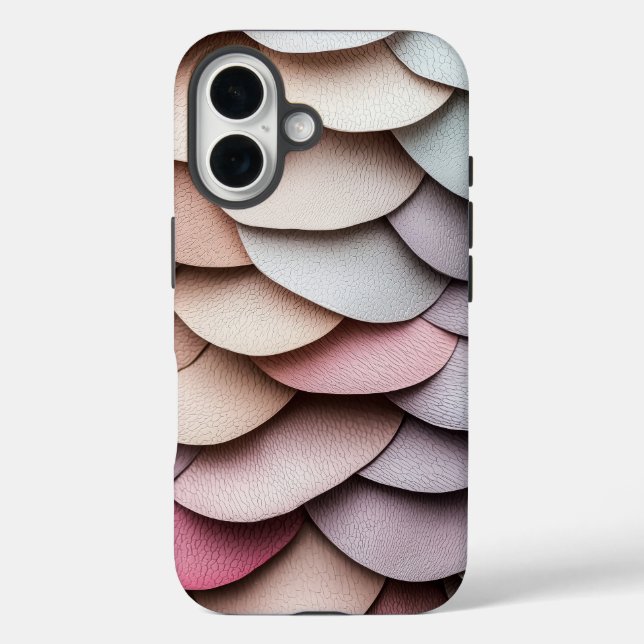 Pastel Snakeskin Elegance Phone Case (Back)
