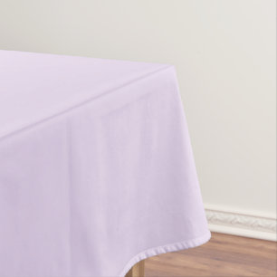 Pastel Soft Lilac Solid Colour Classic Elegant Tablecloth