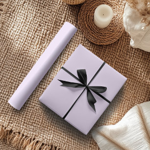 Pastel Soft Lilac Solid Colour   Classic Elegant Wrapping Paper