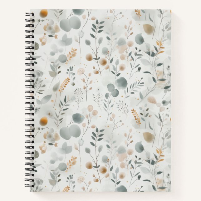 Pastel Soft Sanctuary Spiral Journal  (Front)