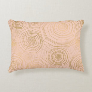 Pastel spider web: Halloween pattern. Accent Pillow