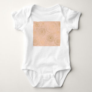 Pastel spider web: Halloween pattern. Baby Bodysuit