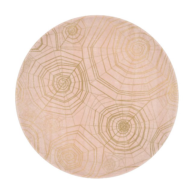 Pastel spider web: Halloween pattern. Cutting Board (Front)