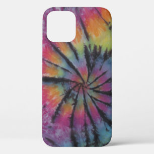Pastel Spiral Swirl Tie Dye iPhone 12 Case