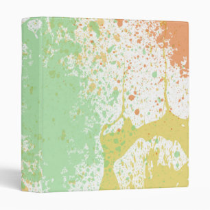 Pastel Splatter Avery Binder