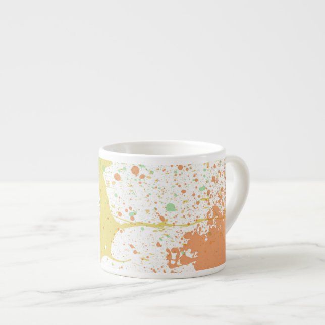 Pastel Splatter Espresso Mug (Front Right)