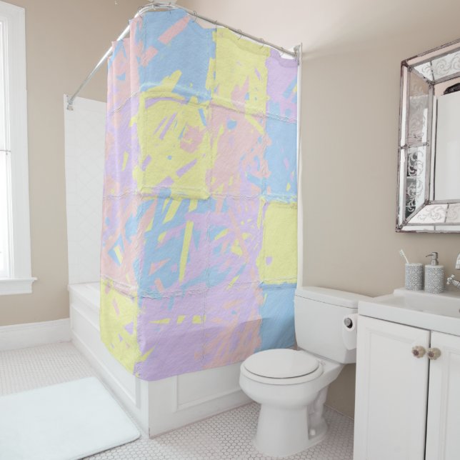 Pastel Spring Colours Paint Splatter (In Situ)
