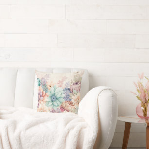 PASTEL SPRING GARDEN PILLOW