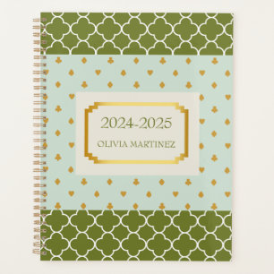 Pastel Spring Geometric Personalized Planner