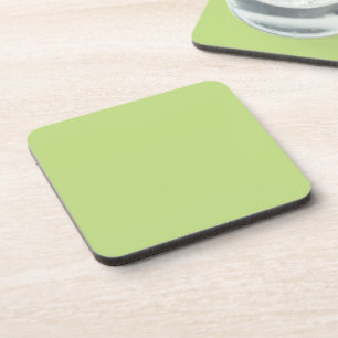 Pastel Spring Green Accent Decor to Customize Coaster