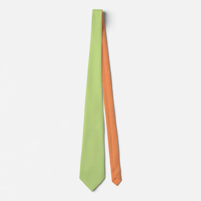 Pastel Spring Green Accent Decor to Customize Tie (Front)