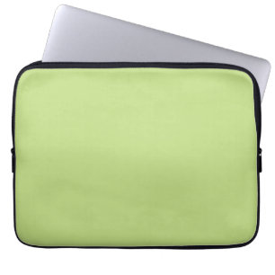 Pastel Spring Green Color Decor Laptop Sleeve