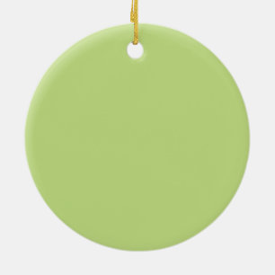 Pastel Spring Green Colour Decor Ceramic Ornament