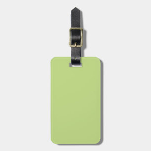 Pastel Spring Green Colour Decor Luggage Tag