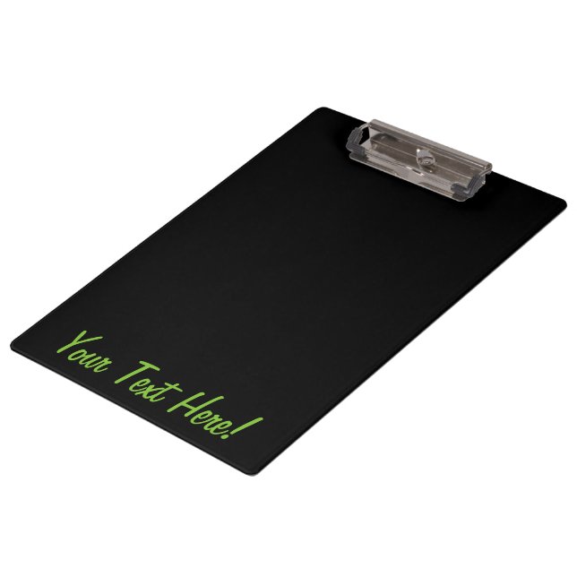 Pastel Spring Green Colour Decor Ready to Clipboard (Angled)