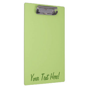 Pastel Spring Green Colour Decor Ready to Customiz Clipboard