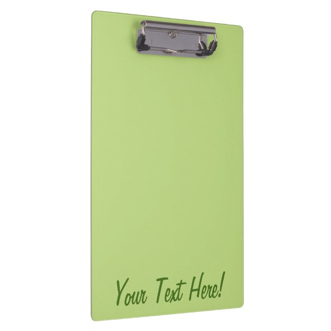 Pastel Spring Green Colour Decor Ready to Customiz Clipboard (Right)