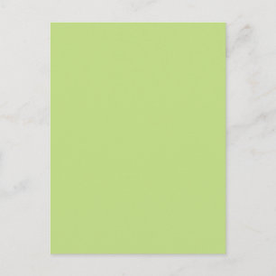 Pastel Spring Green Colour Decor Ready to Customiz Postcard