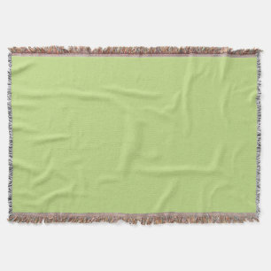 Pastel Spring Green Colour Decor Ready to Customiz Throw Blanket