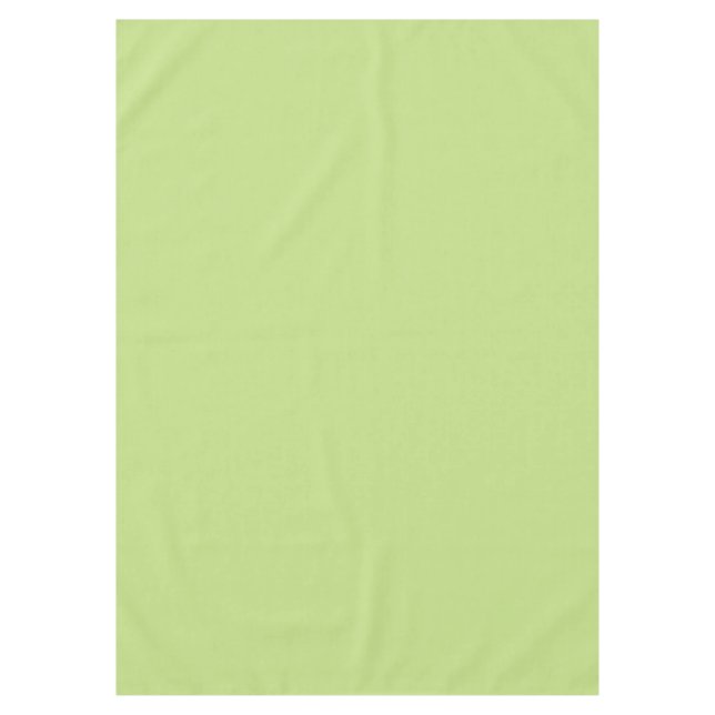 Pastel Spring Green Colour Decor Tablecloth (Front)